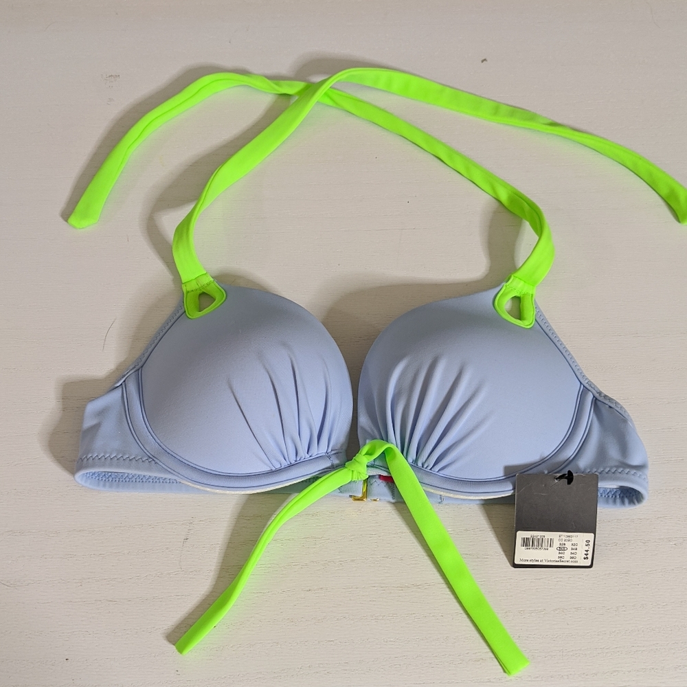 Victoria Secret Swim Blue and Green Swimsuit Top